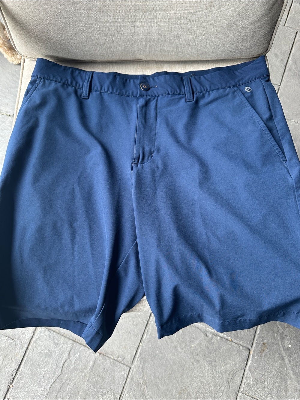 adidas Men's Blue Hybrid Golf Shorts
